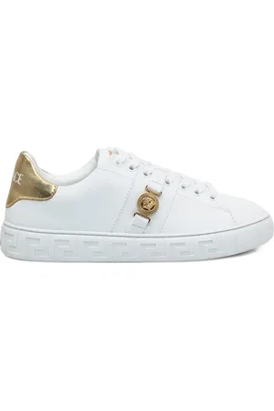 VERSACE Greek-key emblem sneakers