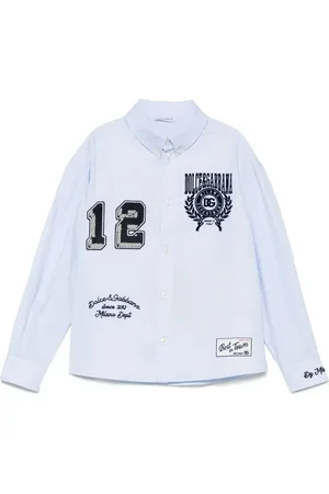 Dolce & Gabbana Embroidered-number shirt