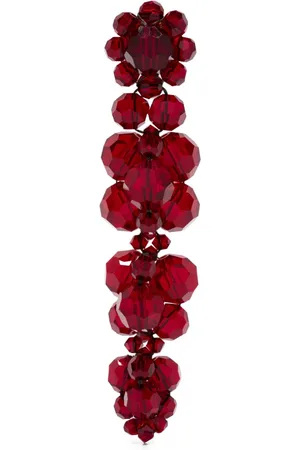 Simone Rocha Crystal-flower earrings