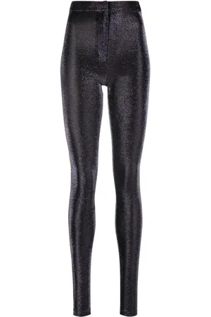 Zeynep Arcay Luminous-finish super-skinny trousers