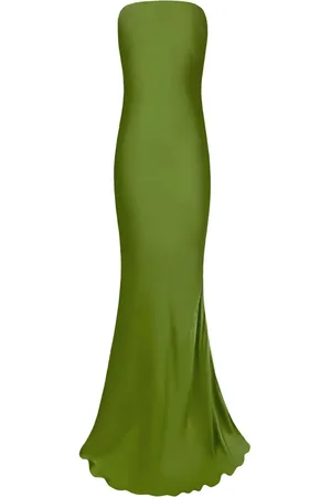 Alejandra Alonso Rojas Bow-detail strapless gown