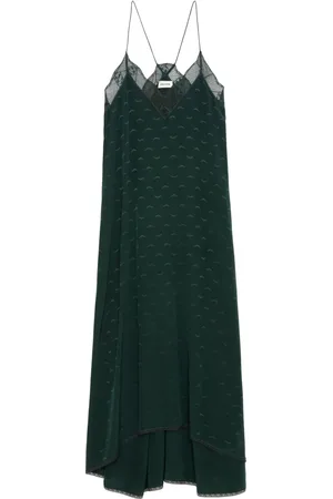 Zadig & Voltaire Logo-print slip dress