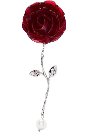 MAGDA BUTRYM Rose-pearl earrings