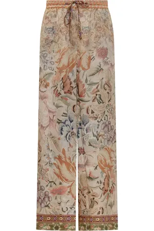 PIERRE-LOUIS MASCIA Floral-tapestry trousers