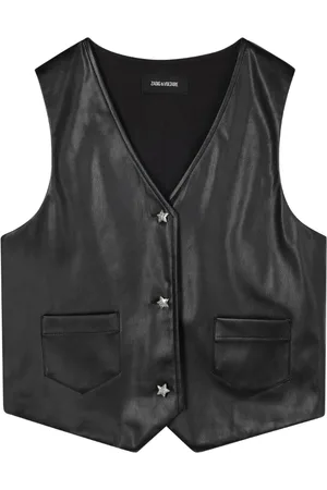 Zadig & Voltaire Leather waistcoat