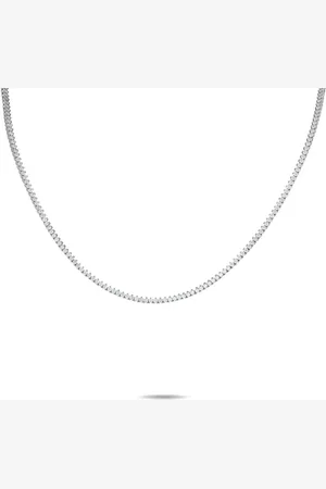 LB Exclusive 14K gold diamond tennis necklace