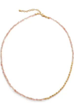 Monica Vinader Mini Nugget gemstone beaded necklace
