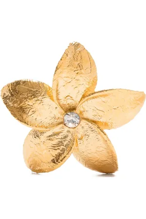 FORTE FORTE Flower-shaped crystal earrings