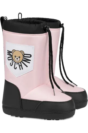 Moschino Teddy-patch snow boots