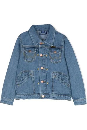 Mini Rodini Patch-detail denim jacket