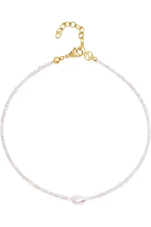 Nialaya Seed Pearl choker necklace