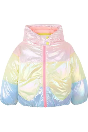 Billieblush Iridescent colourblock puffer jacket