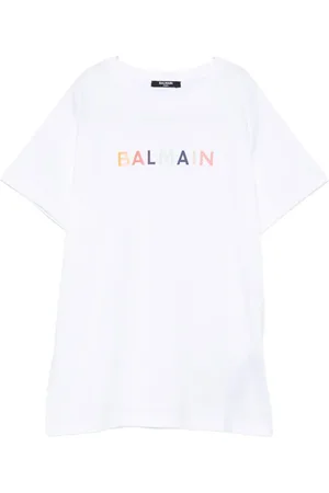Balmain Crew-neck logo T-shirt