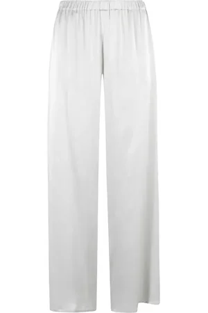 ANTONELLI Elastic-waist straight trousers