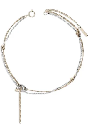 Justine Clenquet Amber double-chain necklace