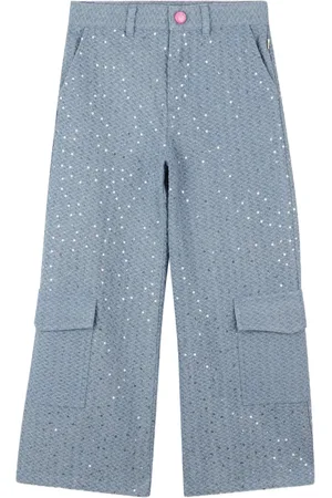 Billieblush Sequin-embellished cargo pants