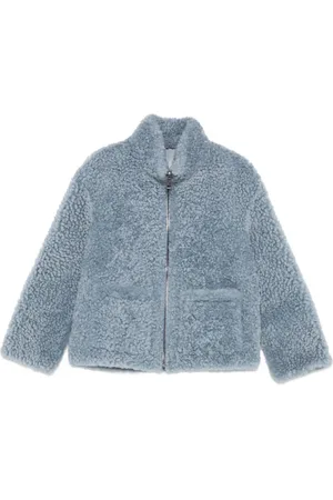 Simonetta Zip-front shearling jacket