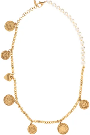 Moschino Coin-charm necklace