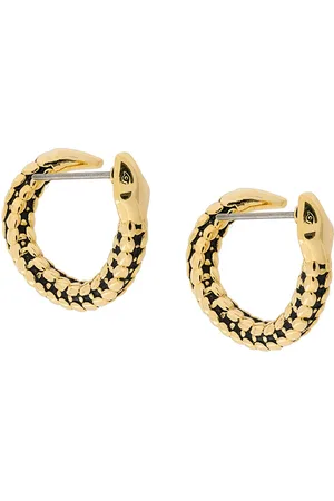 Aurélie Bidermann Snake hoop earrings