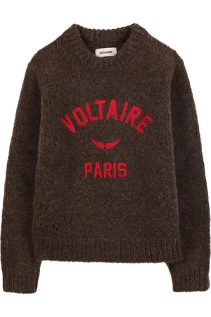 Zadig & Voltaire Logo-intarsia knitted sweater