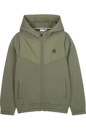 HUGO BOSS Hooded zip-up sweatshirt