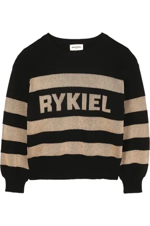 Sonia Rykiel Enfant Striped logo sweater