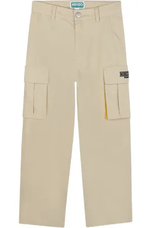 Kenzo Logo-embroidered cargo trousers