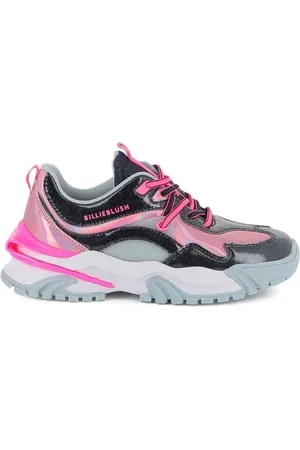 Billieblush Reflective-panel sneakers