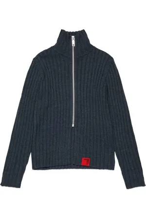 MAX&Co. Kids Ribbed zip-front cardigan