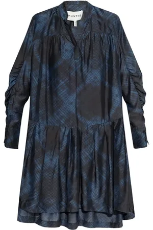 Munthe Check-print dress