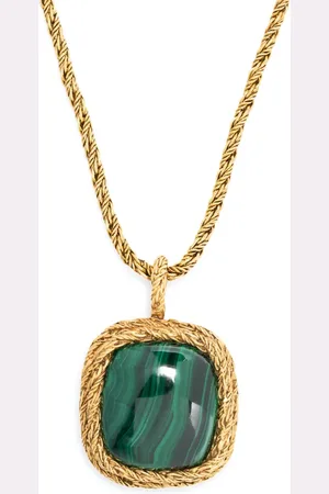 Aurélie Bidermann Miki malachite-stone necklace