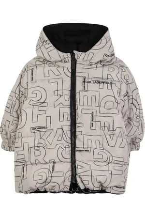 Karl Lagerfeld Logo-print puffer jacket