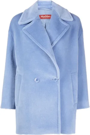 Max Mara Gio double-breasted alpaca wool blend coat
