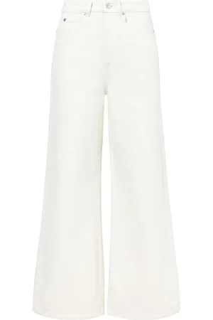 Proenza Schouler Logo-patch cropped jeans
