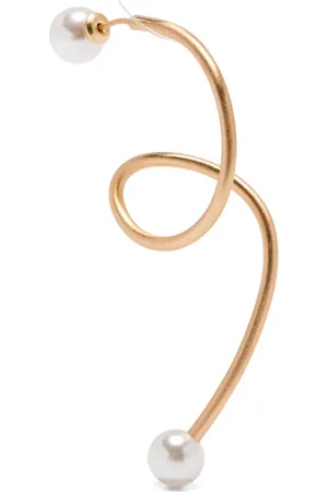 Cult Gaia Pearl-embellished spiral earrings