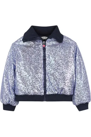 Billieblush Sequin-embellished bomber jacket