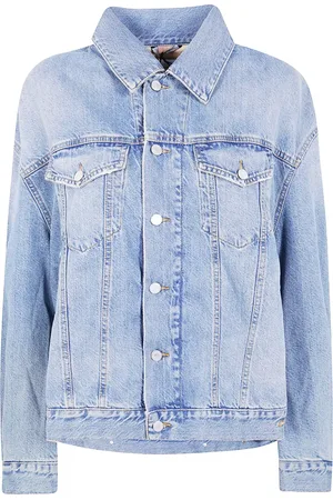 haikure Button-fastening denim jacket