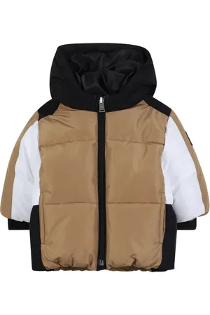 HUGO BOSS Padded colour-blocked jacket
