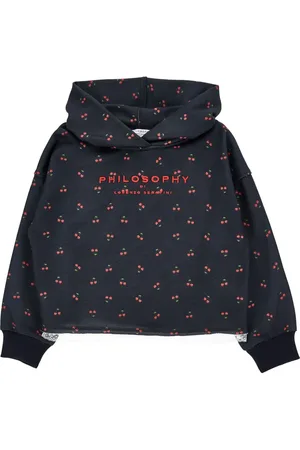 PHILOSOPHY DI LORENZO SERAFINI Cherry-print hoodie
