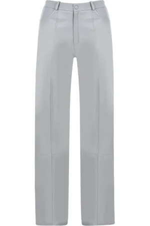 Zeynep Arcay Panelled leather trousers