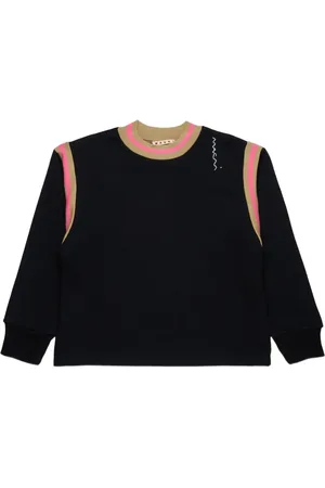 Marni Logo-embroidered cotton sweatshirt