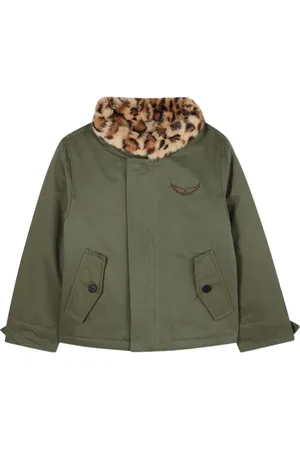 Zadig & Voltaire Faux fur-lined collar jacket