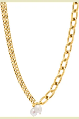 Nialaya Transformer Pearl necklace