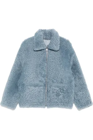Simonetta Zip-front shearling jacket