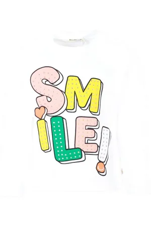 Billieblush Embellished-slogan T-shirt