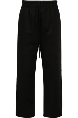 GENTRYPORTOFINO Drawstring poplin trousers