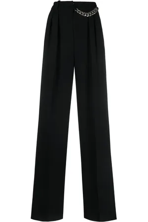 BARBARA BUI Chain-detail wide-leg trousers