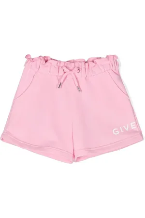 Givenchy Logo-print ruffle-waist shorts