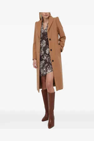 Sisley Paisley-print V-neck mini dress