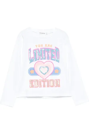 Billieblush Sequin-embellished heart T-shirt